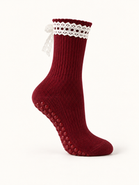 Lace Bow Studio Socks